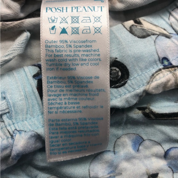 Posh Peanut Police Print Adult Pajamas - Picture 7 of 9